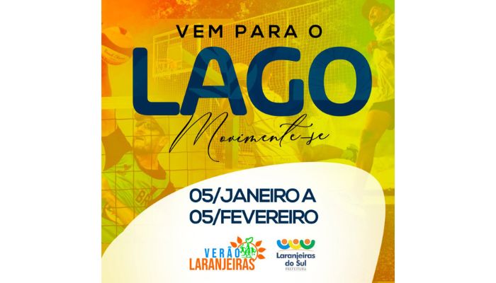 Projeto Verão Laranjeiras vai oferecer atividades esportivas no mês de janeiro